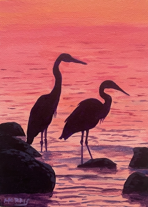 Herons at Rouge Beach (SOLD)