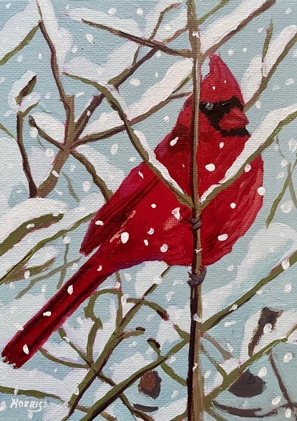 Winter Cardinal (SOLD)